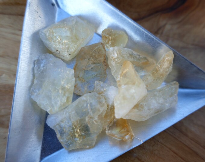 Citrine Kundalini Awakening Tools Witchcraft Supply | Raw Citrine Chips Light Citrine