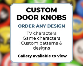 Bespoke-Custom-Nursery-Hand-Painted-Door-Knobs-Kitchen-Cupboard-Drawer-Pulls-Dresser-Drawer-Furniture-Accessories-Game-Character/Superhero