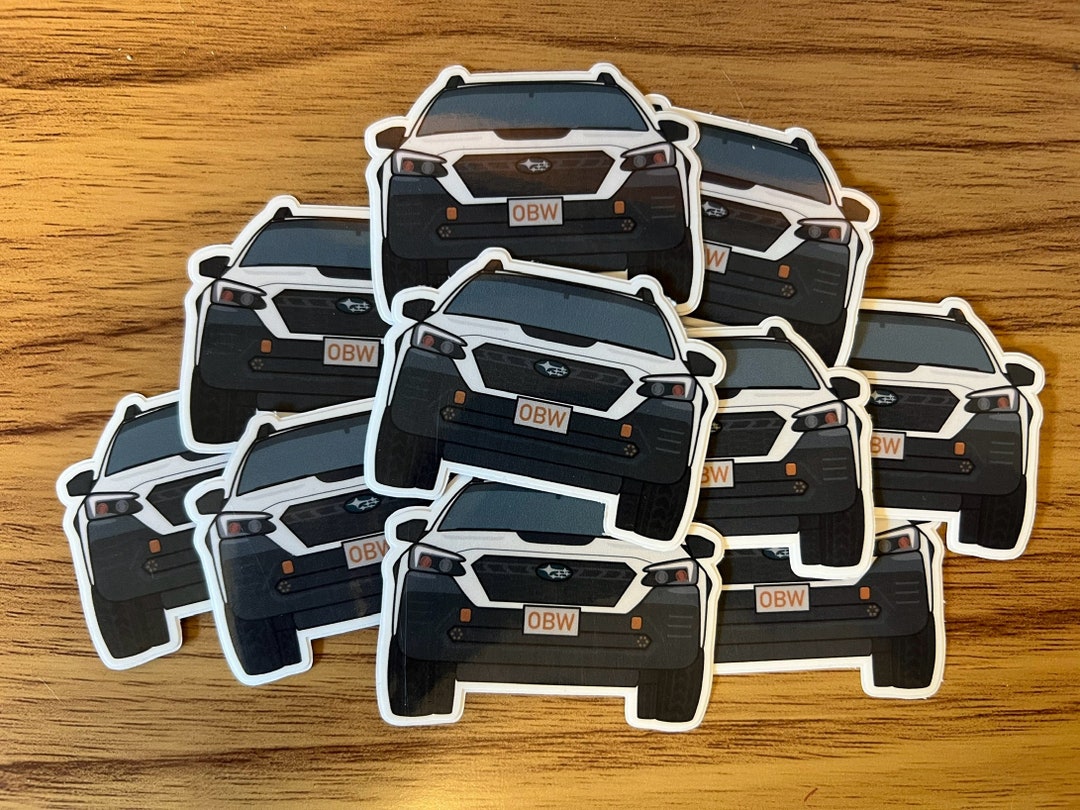 Outback Action Figure Sticker Subaru Outback Wilderness Sticker - Etsy