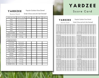 yahtzee score sheets etsy nederland