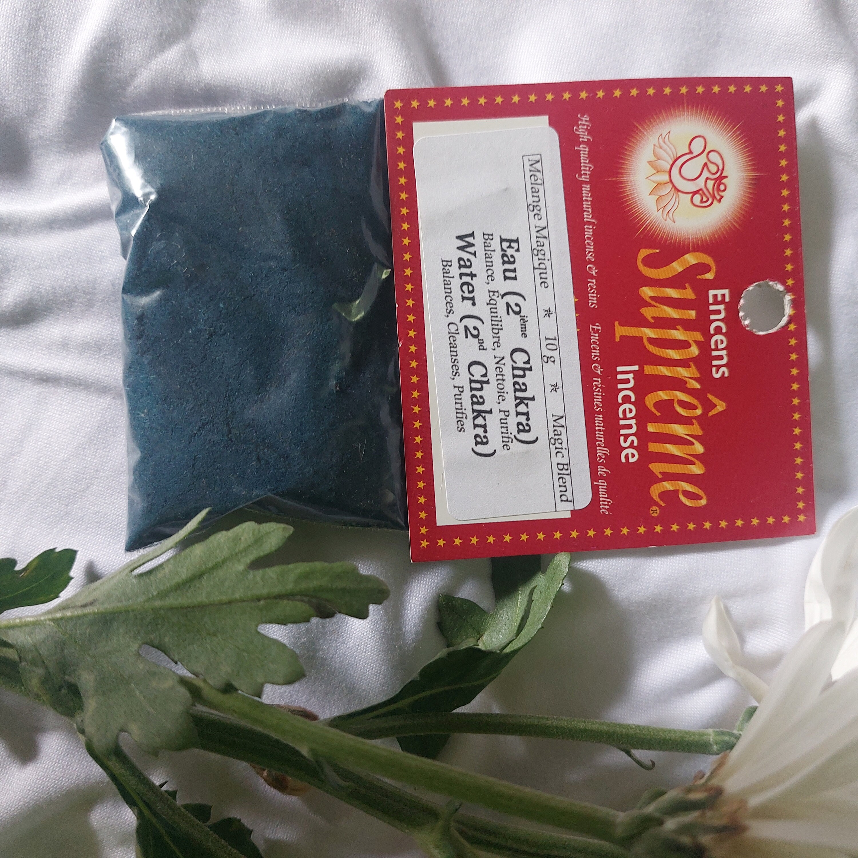 Blue ether incense powder Water Element 2nd Chakra