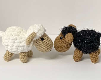 Crochet sheep pattern - Crochet mini Lamb Pattern