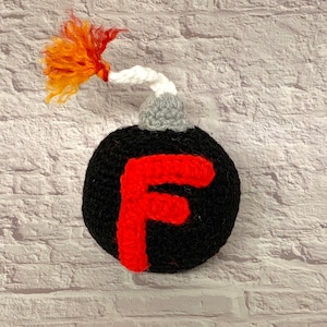 Crochet F Bomb pattern Crochet Bomb Pattern Adult Gift Ideas Gag Gift Pattern image 3
