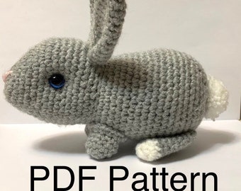 Crochet Bunny Pattern - Crochet Rabbit Pattern - Realistic crochet rabbit Pattern - Easter Bunny