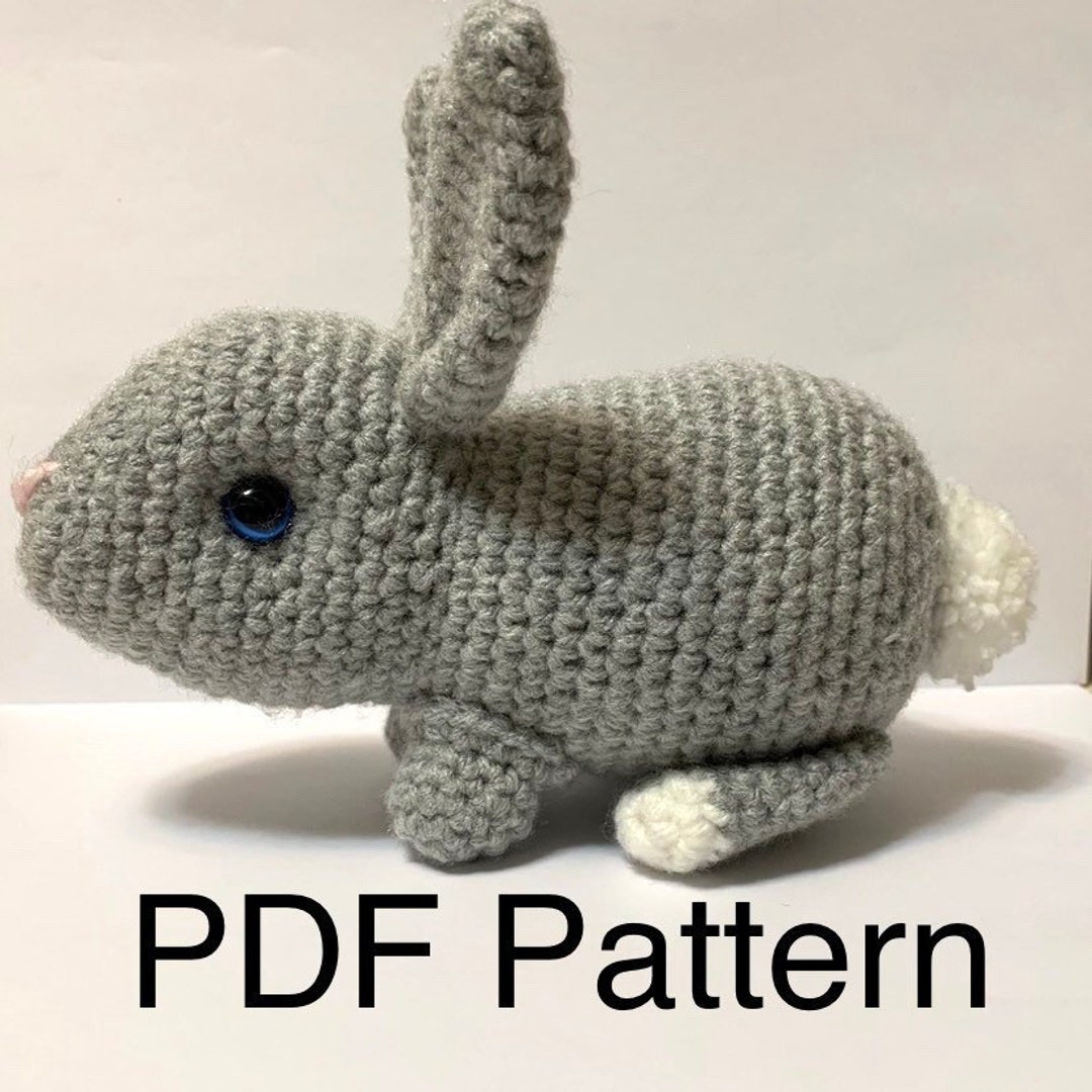 Crochet Bunny Pattern Crochet Rabbit Pattern Realistic