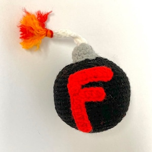 Crochet F Bomb pattern Crochet Bomb Pattern Adult Gift Ideas Gag Gift Pattern image 7