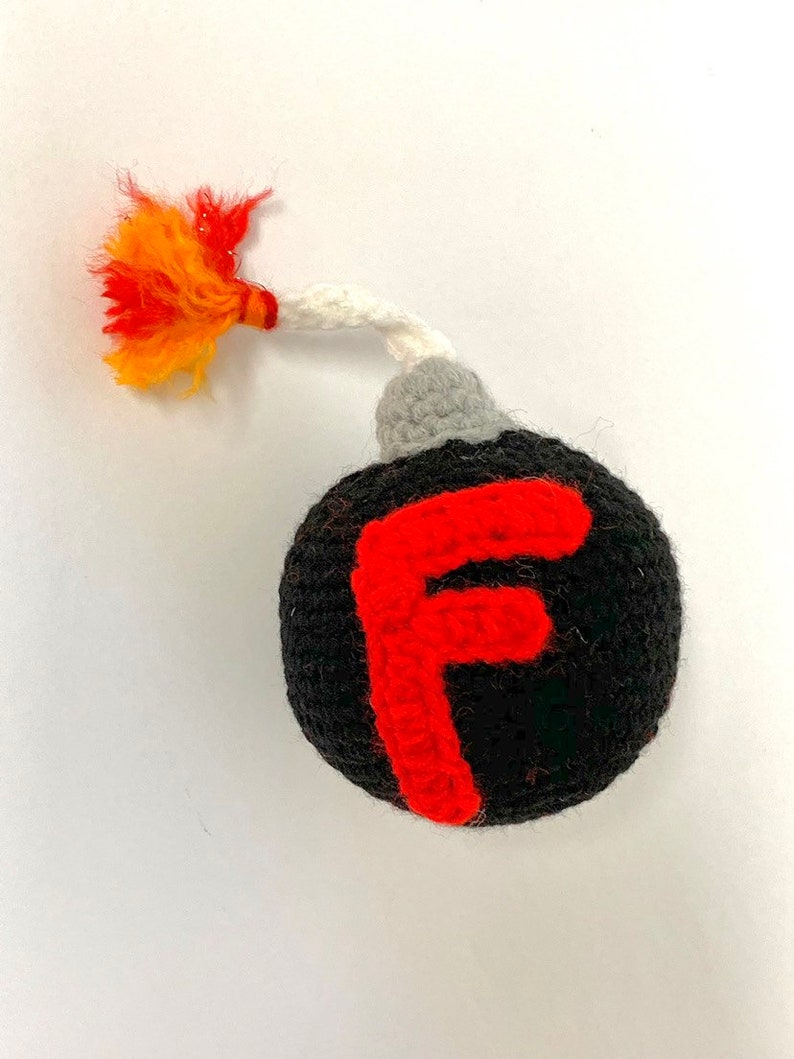 Crochet F Bomb pattern Crochet Bomb Pattern Adult Gift Ideas Gag Gift Pattern image 7