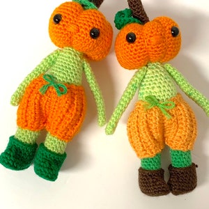 Crochet Pumpkin Pattern Crochet Pumpkin Head Pattern Crochet Halloween Pattern, Crochet Halloween Pattern image 10