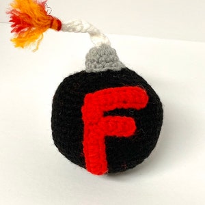 Crochet F Bomb pattern Crochet Bomb Pattern Adult Gift Ideas Gag Gift Pattern image 10