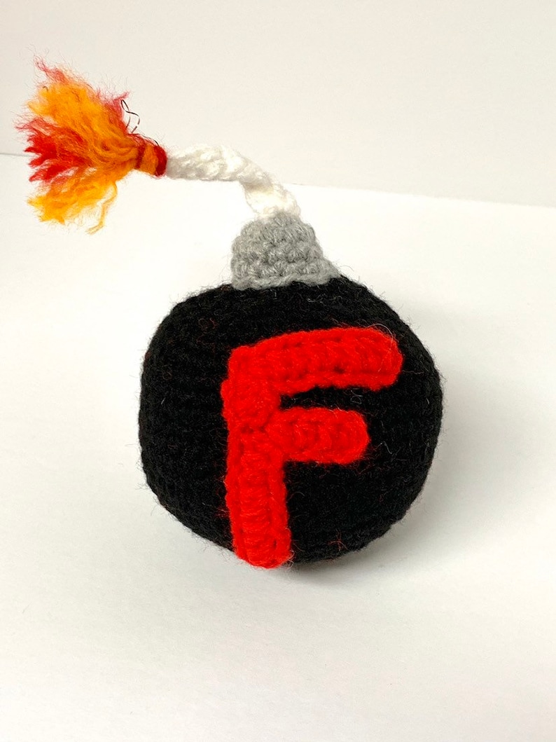 Crochet F Bomb pattern Crochet Bomb Pattern Adult Gift Ideas Gag Gift Pattern image 10