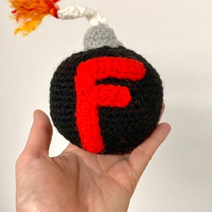 Crochet F Bomb pattern - Crochet Bomb Pattern - Adult Gift Ideas crochet pattern - Gag Gift Pattern
