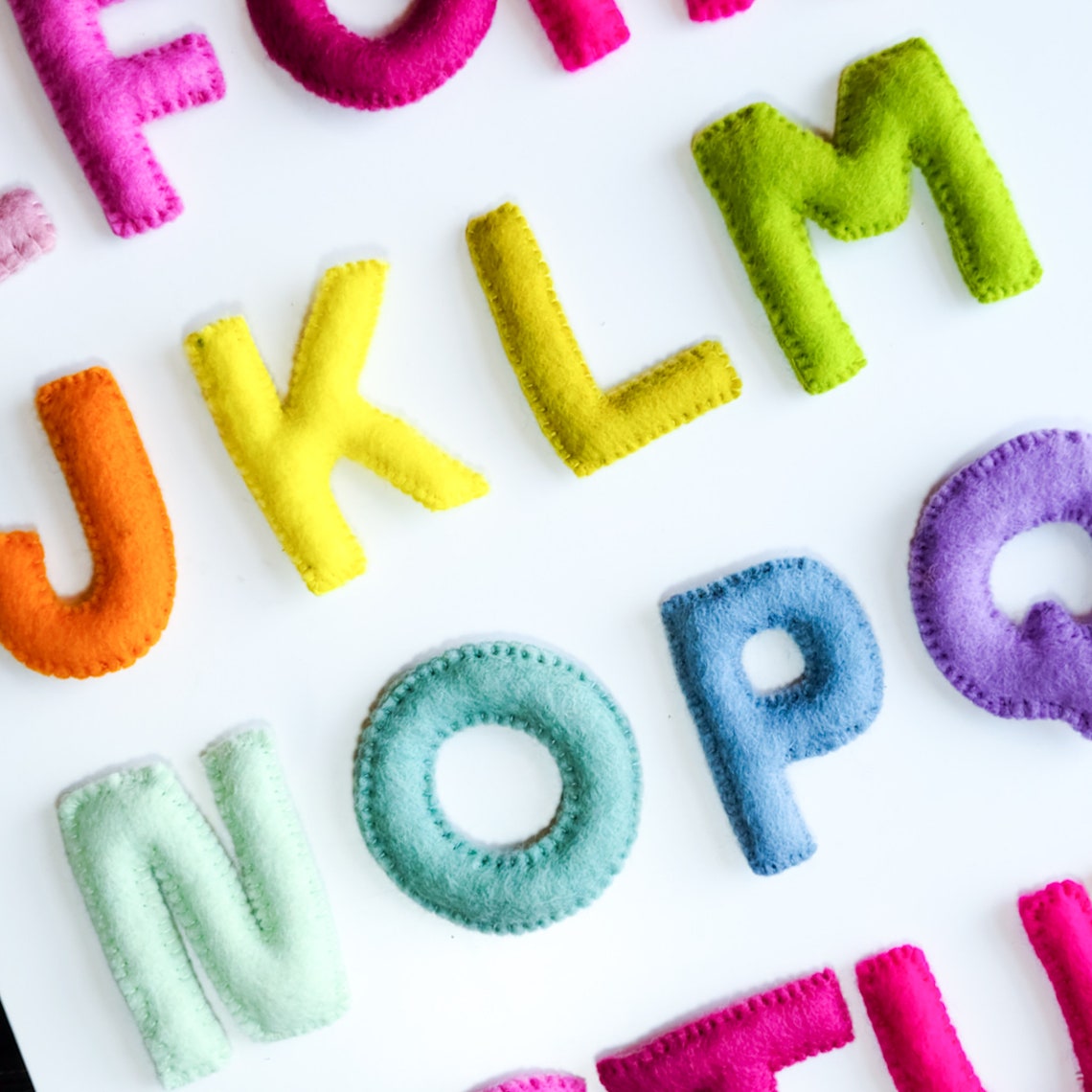 Felt Alphabet Letter Garland Etsy