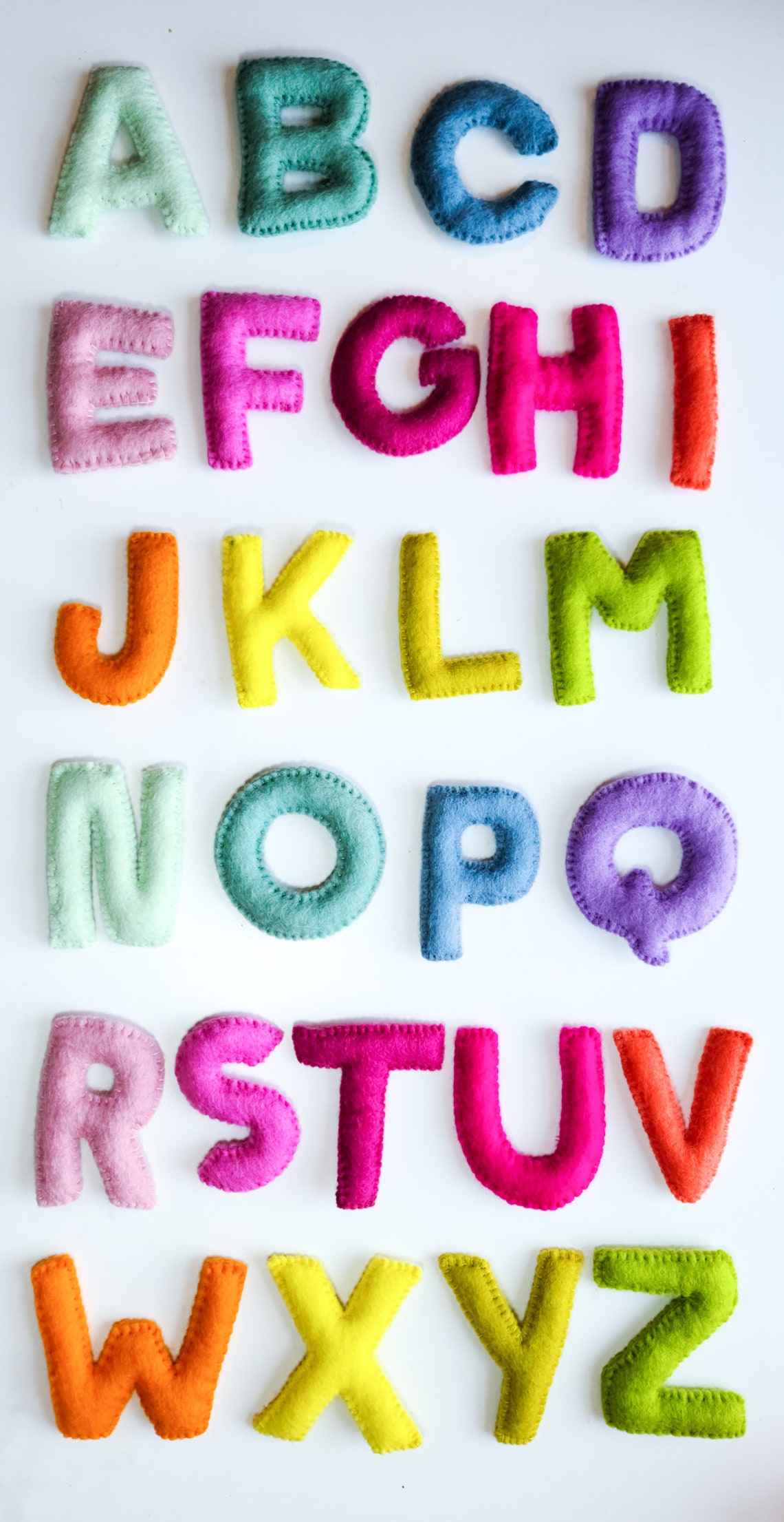 Felt Alphabet Letter Garland Etsy