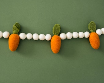 Easter Carrots Garland // Woolie Shape Garland