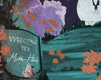 Moth Hill #1 - A Mothman Horror Comic Series