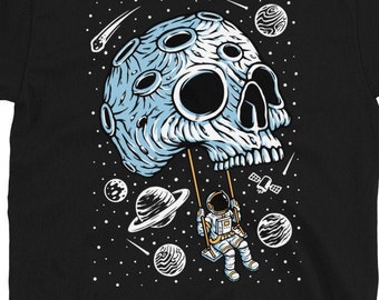 Camiseta Swinging Space Skull