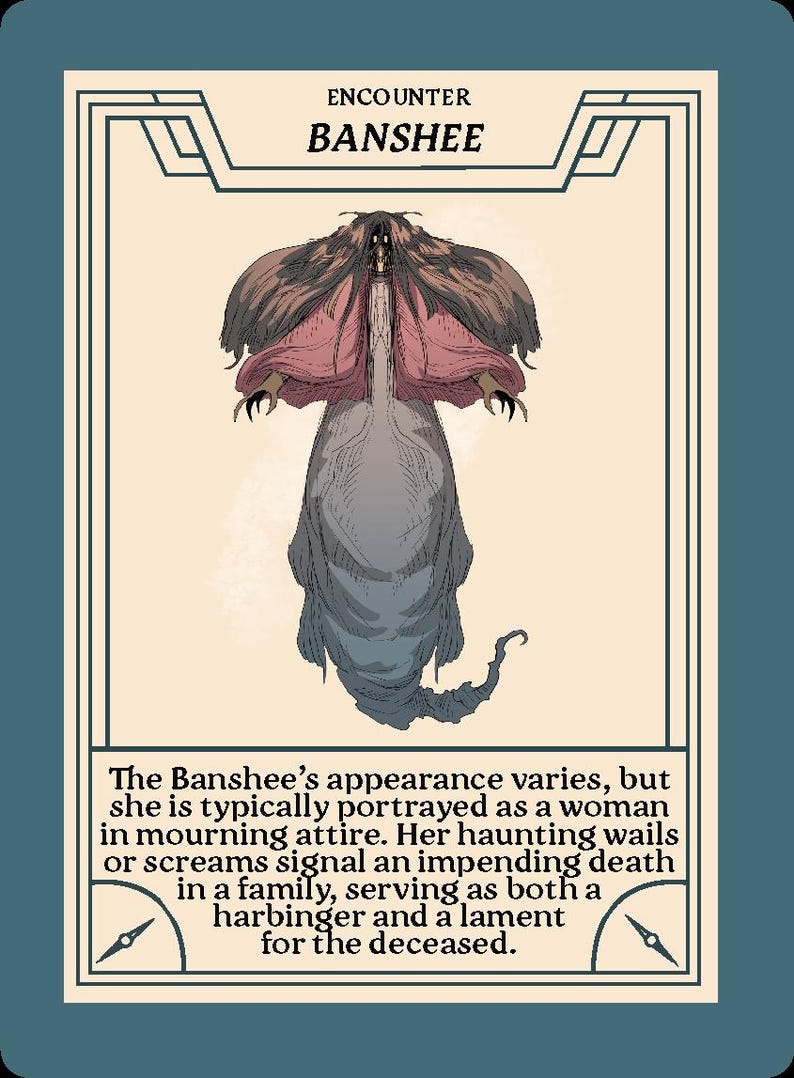 “Writer using Tales Unbound British Folklore Edition cards for storytelling inspiration and worldbuilding prompts