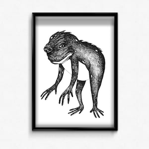 Yara Ma Yha Who Cryptid - A5 Print