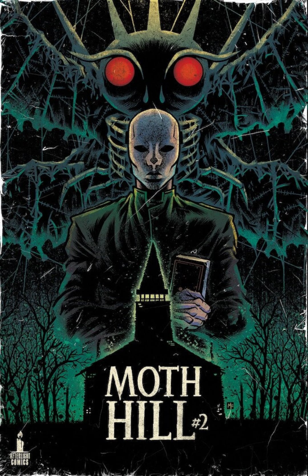 Moth Hill 2 A Mothman Horror Comic Series Etsy