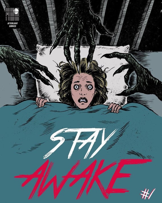 Stay Awake #1 - Psychological Horror Comic Series - Etsy