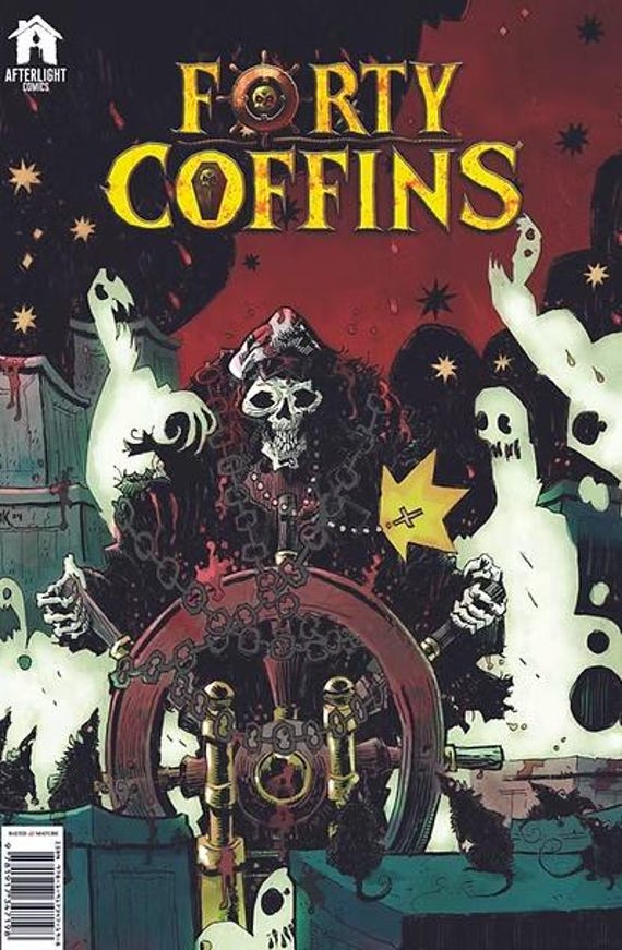 Forty Coffins - A One Shot Horror Comic