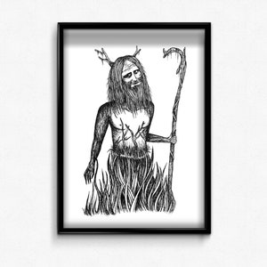 LESHY Cryptid - A5 Print