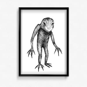 Loveland Frogman - A5 Print