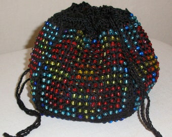 Pin Loom Weaving Beaded Panel Purse or Pin Cushion Pattern pdf instant download no shipping cost Zoom Loom Squares Custom Design DIY