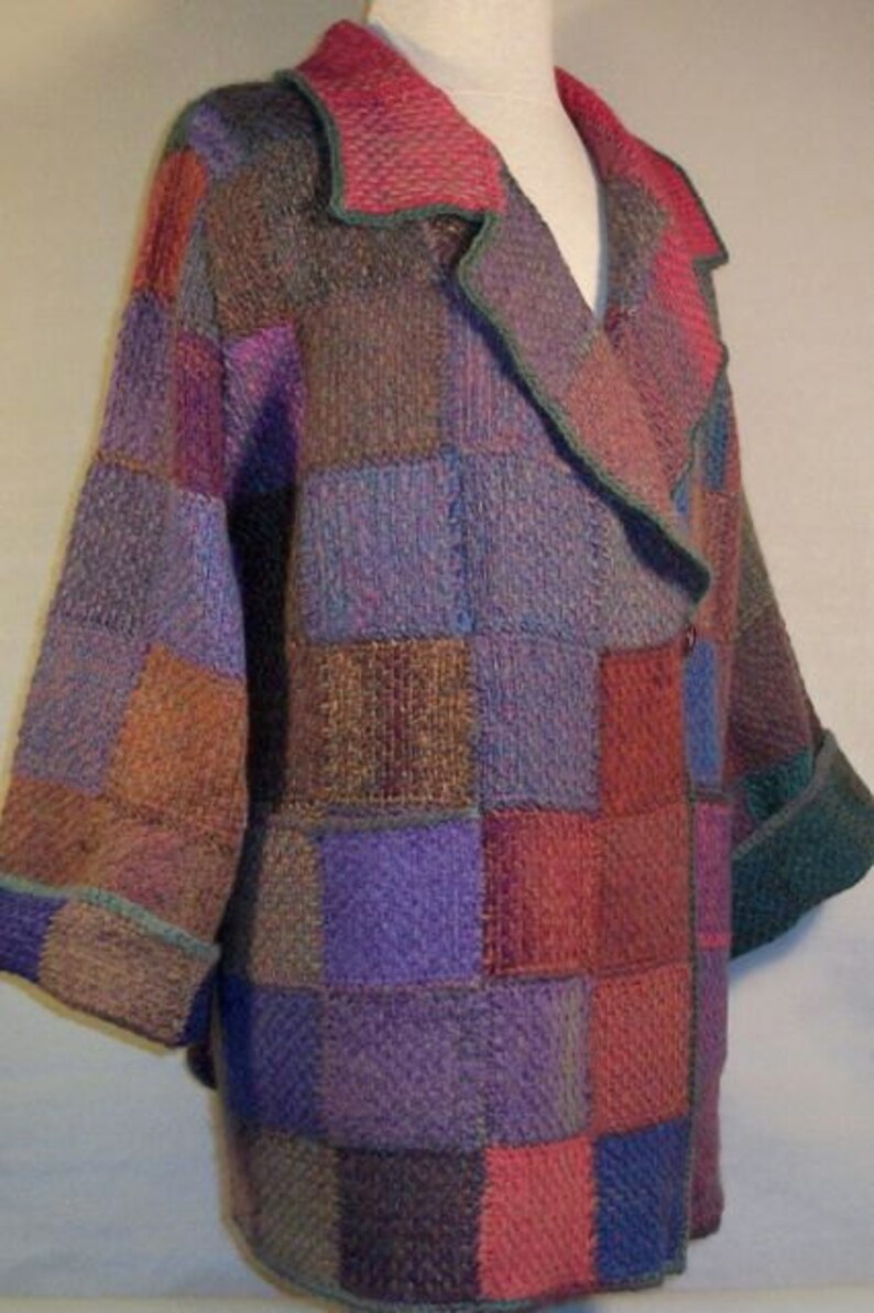 Pin Loom Weaving Jacket Pattern Pdf Instant Download No Etsy UK
