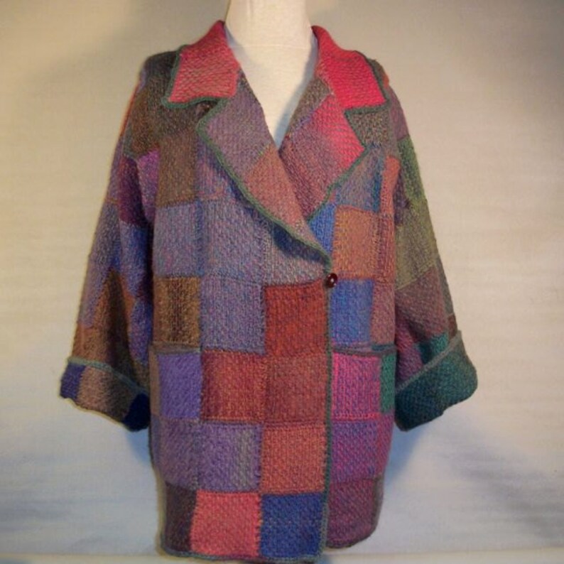 Pin Loom Weaving Jacket Pattern Pdf Instant Download No Etsy UK