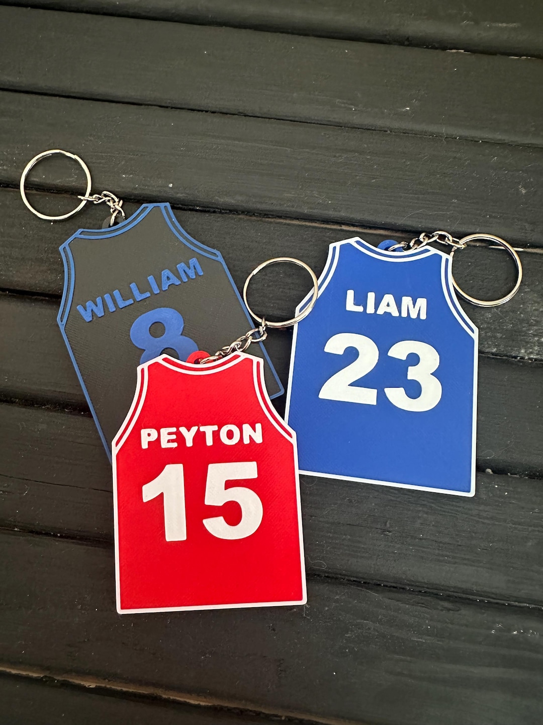 Custom Basketball Jersey Keychain, Basketball Jersey Custom Keychain ...