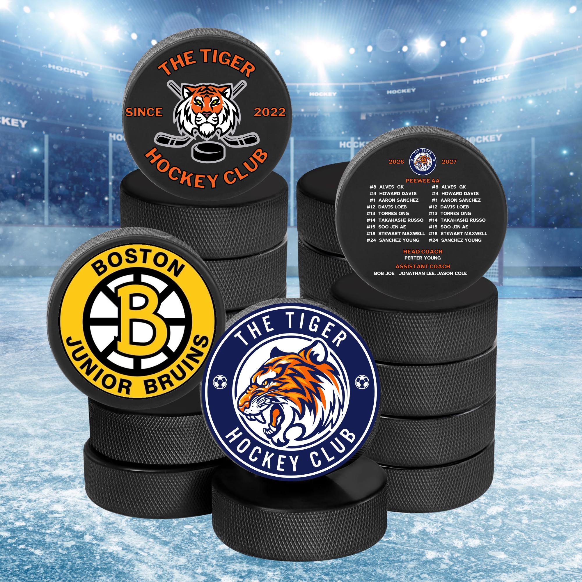 Personalized Hockey Puck,custom Hockey Puck With Team Logo & Roster ...