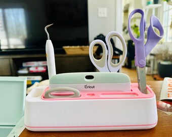 Cricut Tool Organizer,Craft Tool Caddy for Weeding Tools,Spatulas & Scrapers,Desk Organizer for Cricut Accessories,Scrapers Storage,SALE ON!