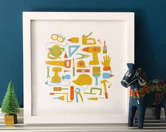 Makers Tools Wall Print - Downloadable