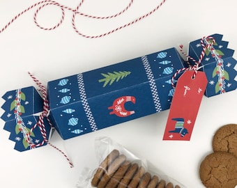 Holiday Candy Shaped Treat/Gift Box, DIY - Downloadable