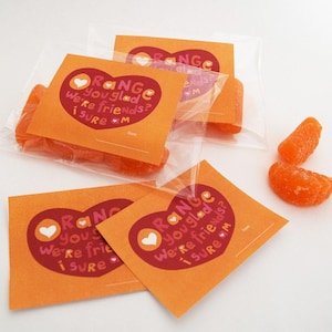 Orange You Glad - Children&#39;s Valentines Cards (Downloadable)