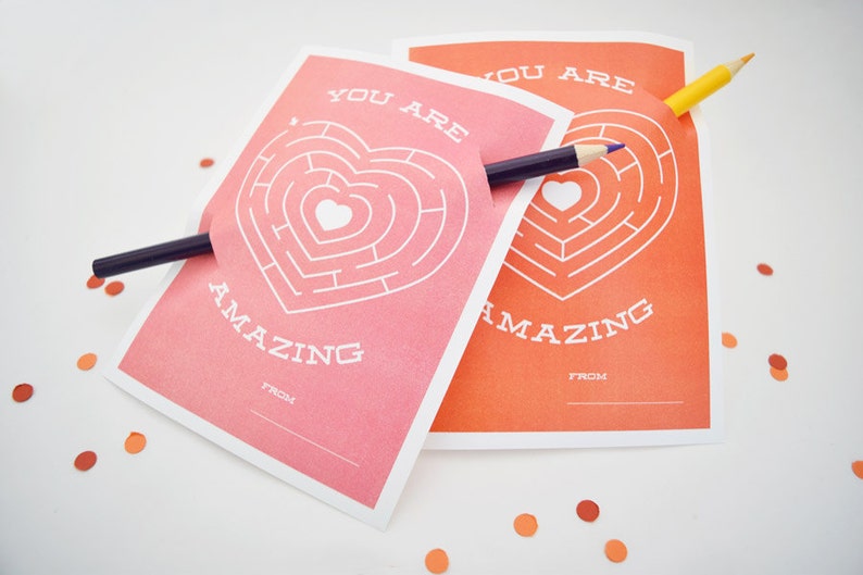 You Are Amazing Children's Valentines Downloadable image 2