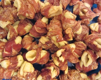 Apple slices wrapped in Chicken Breast