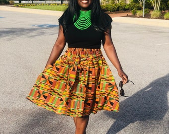 kente skirt and blouse styles