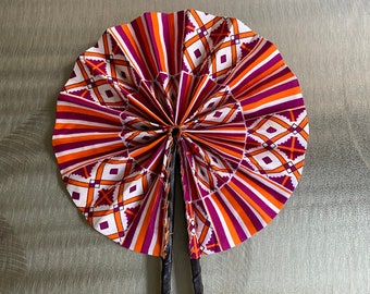 Ankara Fan, Diva Fan, Occassion accessory, Gift Ideas, Holiday gift ideas, African print fan