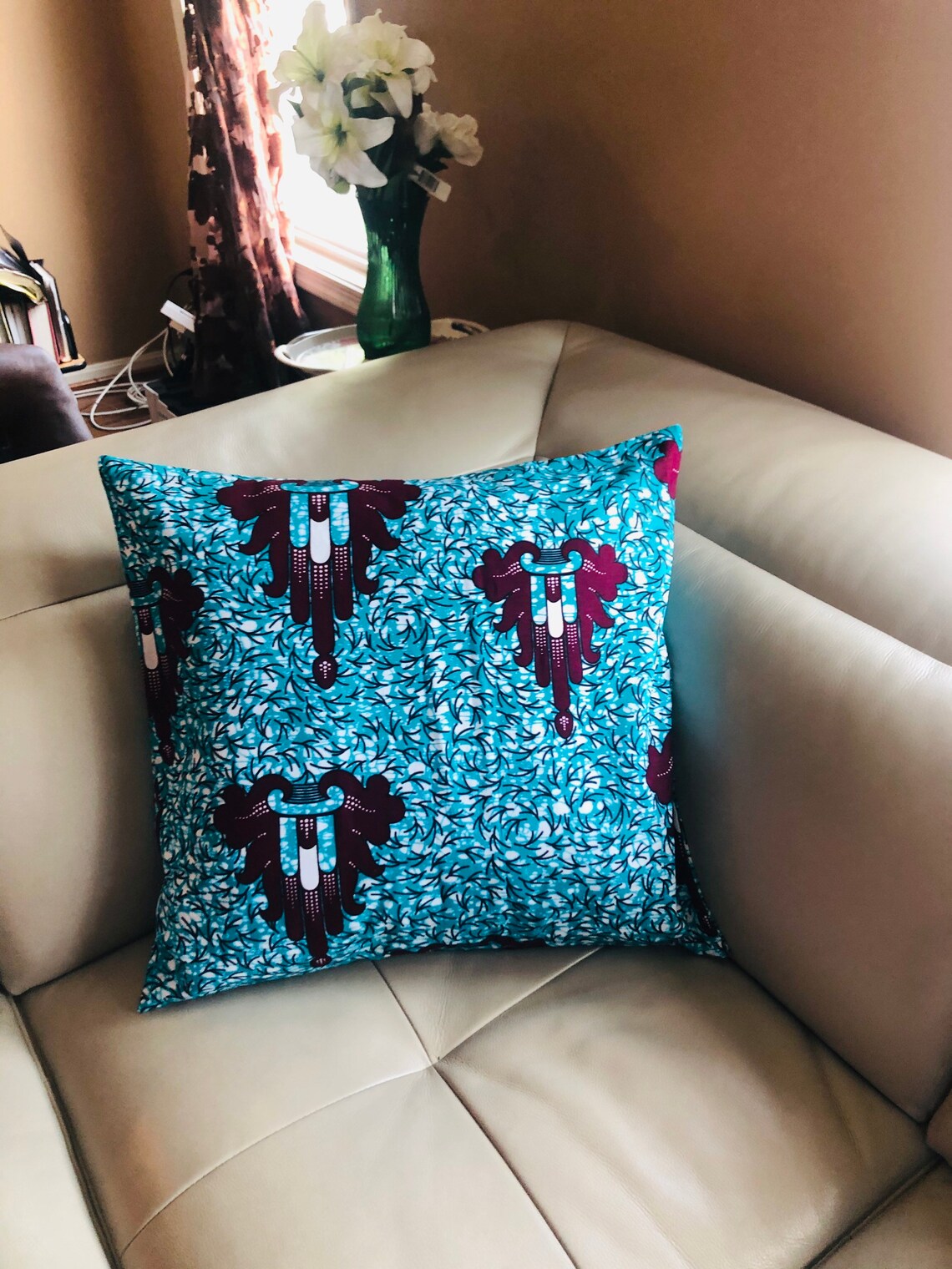 Ankara Throw pillow cover Decorative throw pillow African Etsy