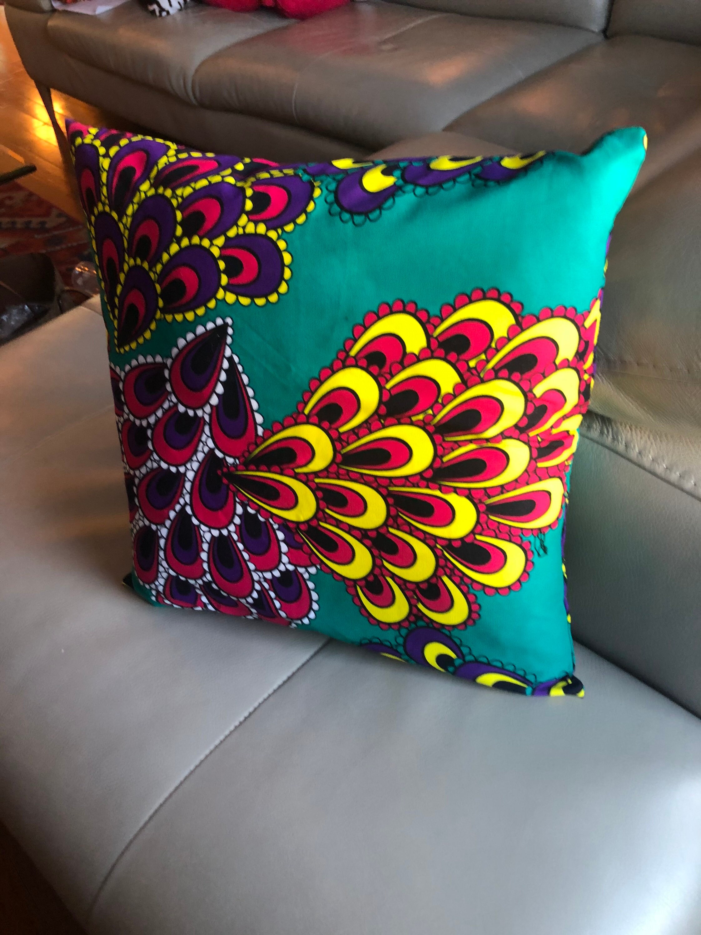 rectangle pink cushion