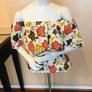 Ankara Spring off Shoulder top, Ankara multi-wear top, African print top, off shoulder top, Kitenge was 43.99 now 39.99