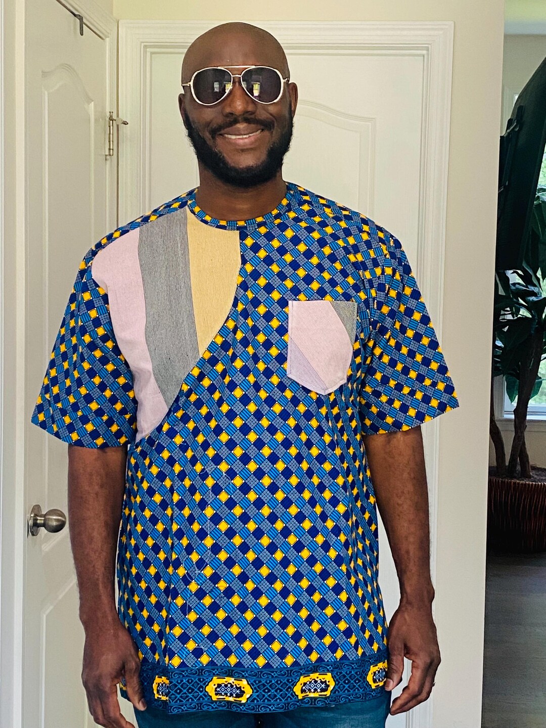 Ankara Short Sleeve Shirt: African Print Men's Summer Top - Etsy