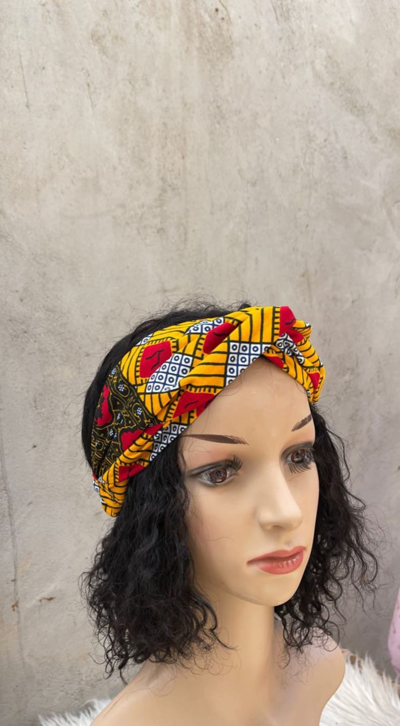Ankara Headband African Head Band Head Tie Head Wrap Etsy