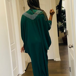 Kaftan, Rich Aunty Dress, African Dress, Ankara dress,Jalabiya, Sequin Boubou, Nigeria Dress image 5