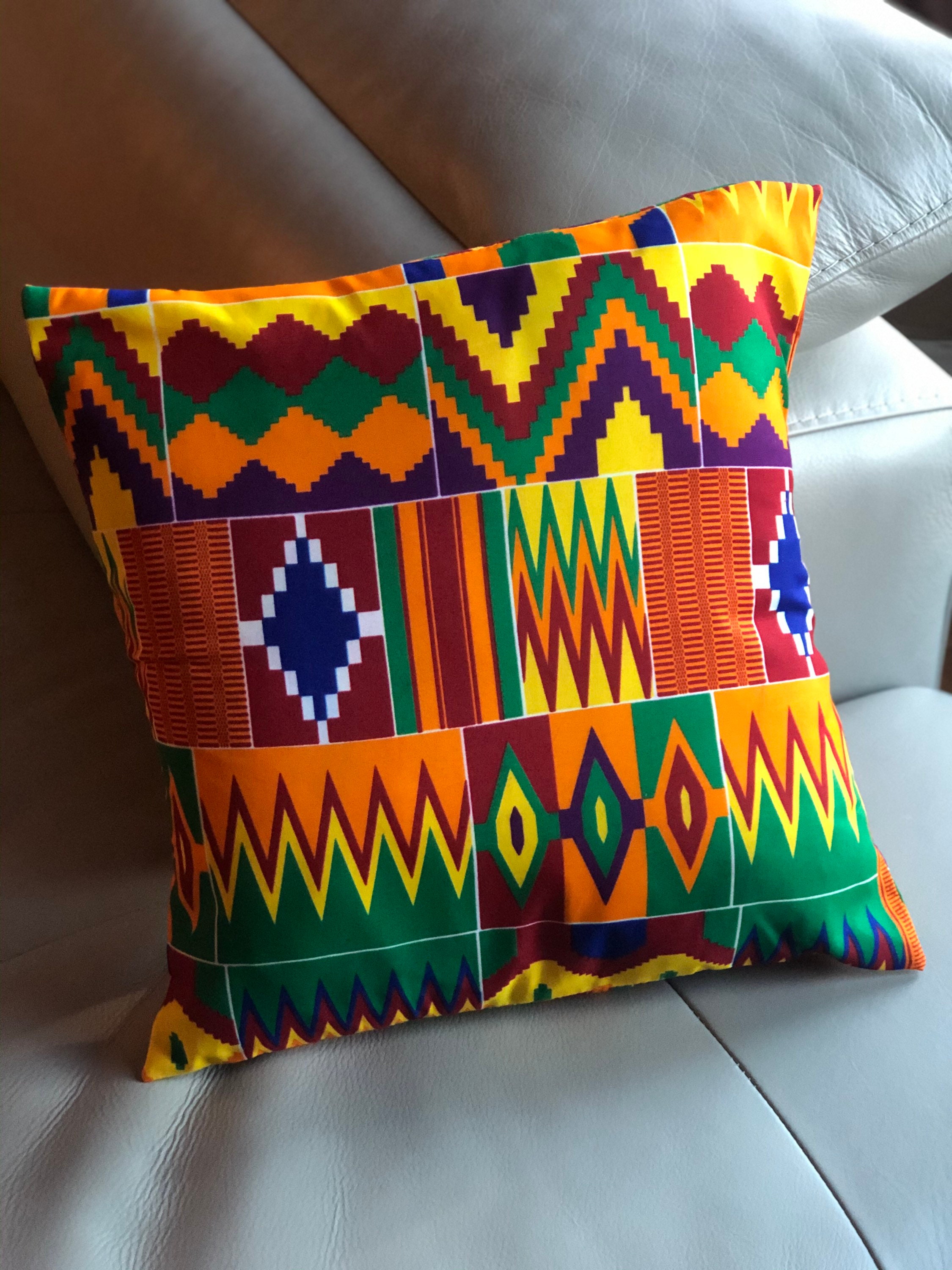 ankara throw pillows