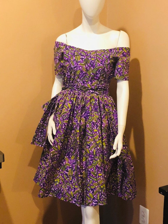 kitenge off shoulder