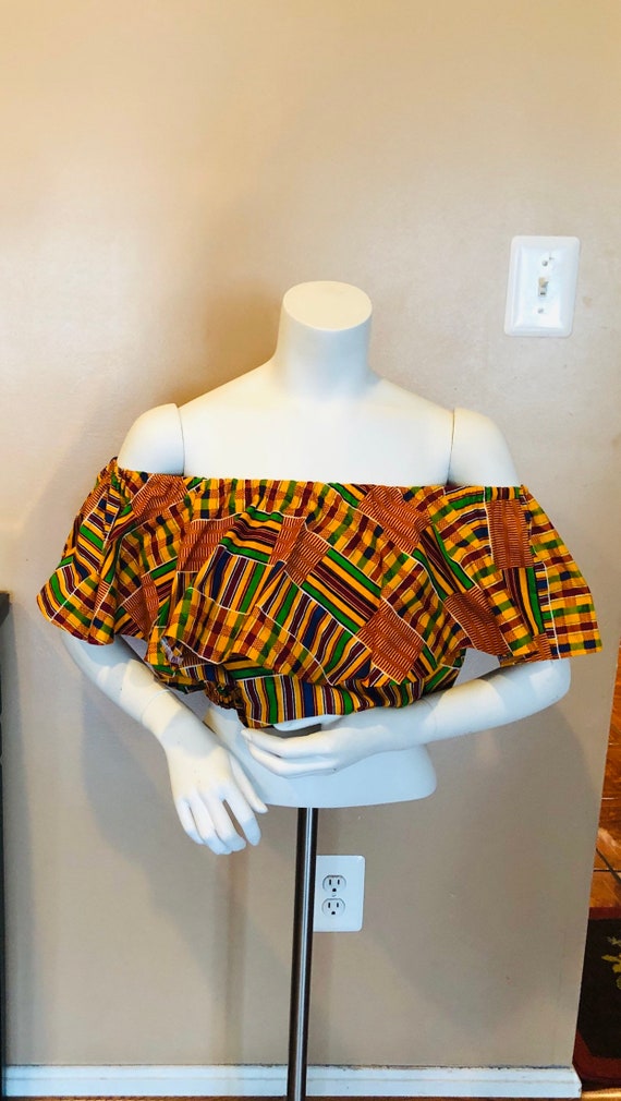 off shoulder tops kitenge