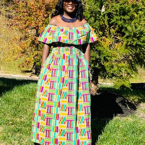 Kitenge off Shoulder Etsy